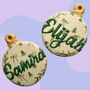 Personalised Bauble Iced Biscuit, thumbnail 1 of 5