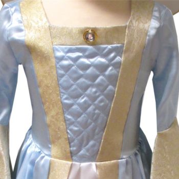 Girl's Blue Tudor Princess Dress, 4 of 5
