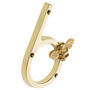 House Numbers With Bee In Brass Finish, thumbnail 7 of 11