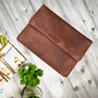 Personalised Leather Travel Wallet In Vintage Brown, thumbnail 1 of 7