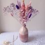 Pink Vase With Dried Flowers, thumbnail 1 of 3