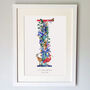 Personalised A To I Bright Wildlife Letter Print, thumbnail 10 of 12