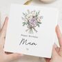 Personalised Floral Mum Birthday Card, thumbnail 1 of 7