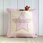 Personalised Pocket Cushion Gift For New Baby Girl, Christening Or Birthday, thumbnail 4 of 12