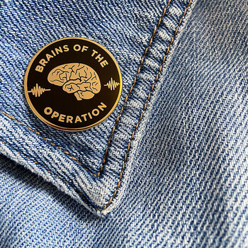 'Brains Of The Operation' Enamel Pin, 5 of 12