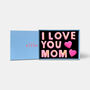 I Love You Mom Mother's Day Letterbox Message Iced Cookies, thumbnail 4 of 11