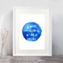 Personalised Watercolour Quote Print, thumbnail 9 of 12