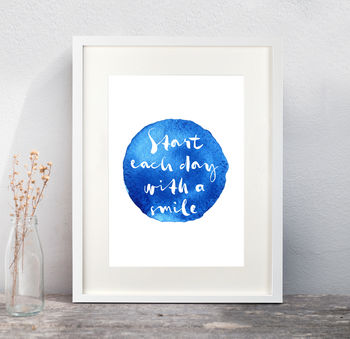 Personalised Watercolour Quote Print, 9 of 12