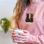 I Prefer My Cat! Cute Cat Sweater Valentine's Gift, thumbnail 2 of 8