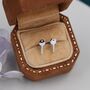 Sterling Silver Extra Tiny Key Stud Earrings, thumbnail 3 of 11