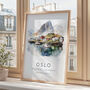 Oslo Norway Travel Print, thumbnail 3 of 7