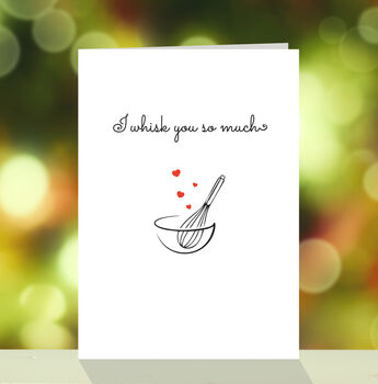 I Whisk You So Much, Baking 'Miss You' Isolation Card, 2 of 2