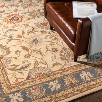 Traditional Wool Hand Made Area Rug, 4 of 9