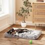 Dog Bed Cushion Pet Padded Fluffy Mat Plush, thumbnail 1 of 11