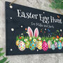 Personalised Colourful Easter Slate Hanging Sign 25 X 15cm, thumbnail 4 of 6