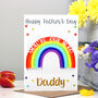 Rainbow Hero Father's Day Card, thumbnail 4 of 6