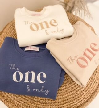 The 'One And Only' 1st Birthday Sweatshirt, 4 of 11