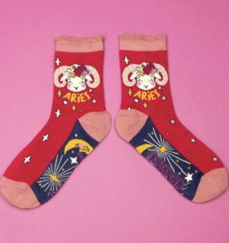 Zodiac Bamboo Ankle Socks, 6 of 10