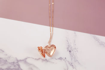Personalised Heart Letter Locket Necklace, 9 of 9