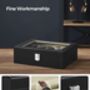 Watch Display Box With Ten Slots And Glass Lid, thumbnail 6 of 9