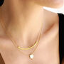 Pearl Disc Necklace, thumbnail 7 of 8