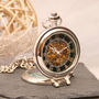 Personalised Pocket Watch With Standing Lid, thumbnail 2 of 5