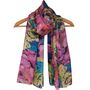 Large 'Summer Day' Pure Silk Scarf, thumbnail 1 of 3