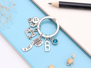 Personalised Sewing Keyring Seamstress Thank You Gift, 9 of 12