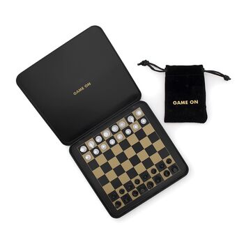 Iron And Glory 'Game On' Magnetic Travel Chess Set, 2 of 4