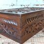Gift For Mum; Oak Leaf Wooden Christmas Eve Box, thumbnail 8 of 10