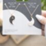 Pair Of Yin Yang Best Friend Pendant Necklaces, thumbnail 1 of 6