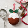 Felt Christmas Pudding Mini Kit, thumbnail 1 of 6