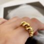 14 K Gold Or Silver Twist Link Ring, thumbnail 6 of 9