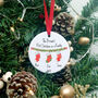 Personalised First Christmas Stocking Decoration, thumbnail 3 of 4