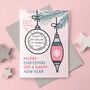 Silver Bauble Scratch Off Surprise Gift Christmas Card, thumbnail 1 of 5