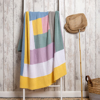 Log Blanket Easy Knitting Kit, 4 of 10
