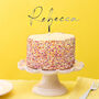 Personalised Decorative Name Cake Topper, thumbnail 1 of 10