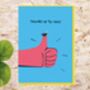 Thumbs Up To You Graduation Card, thumbnail 1 of 7