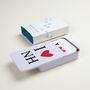 Personalised I Heart Playing Cards In A Tin, thumbnail 2 of 7
