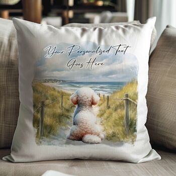Personalised Bichon Frise Dog Beach Walk Collection, 4 of 8