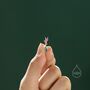 Sterling Silver Rainbow Marquise Cz Cluster Crawler Earrings, thumbnail 4 of 11