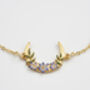 Gold Nightshade Moon Bracelet, thumbnail 3 of 9