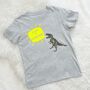 Personalised Roarsome Dinosaur T Shirt, thumbnail 1 of 2