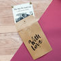 Personalised Engagement Wooden Pennant, thumbnail 2 of 3