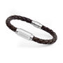 Personalised Men's Roman Numerals Leather Bracelet, thumbnail 10 of 10