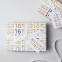 16th Birthday Wrapping Paper Set, thumbnail 5 of 8