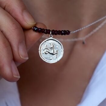 Personalised Capricorn Star Sign Necklace, 2 of 6