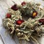 Cottage Autumn Dried Flower Wreath, thumbnail 1 of 6