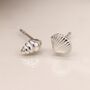 Mismatched Sterling Silver Shell Stud Earrings, thumbnail 1 of 7