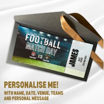 Personalised Football Match Ticket, 3 of 4